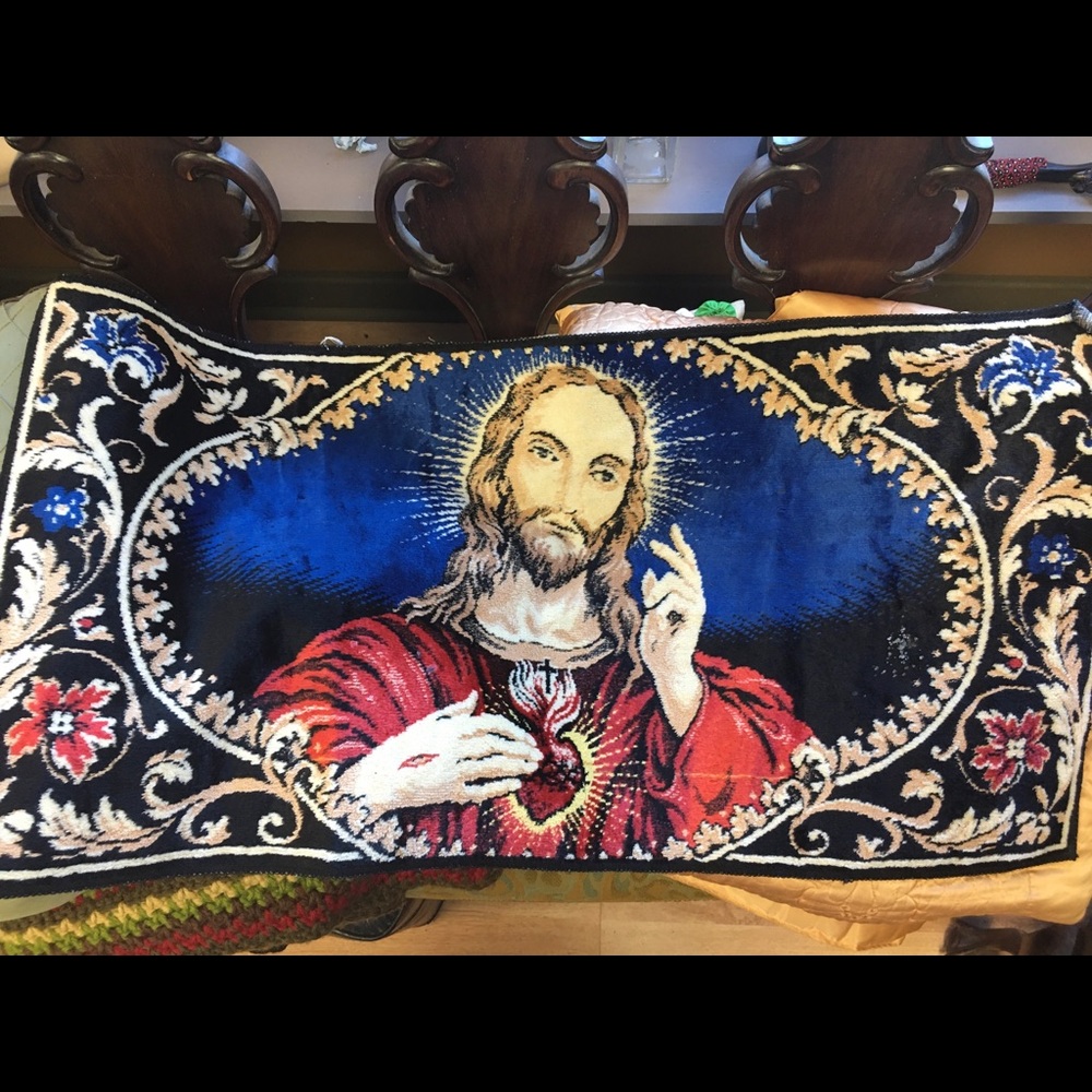Velvet Jesus tapestry